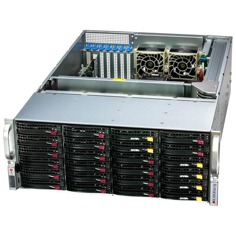 Supermicro SSG-641E-E1CR24L Storage 4U Barebone Dual Intel Xeon Scalable Processors 5th and 4th Generation