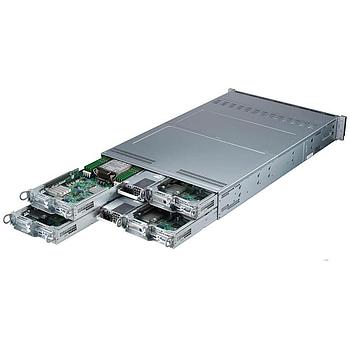 Supermicro SYS-211TP-HPTR IoT 2U Barebone Four Hot-pluggable Nodes Single Intel Xeon Scalable Processors 5th and 4th Generation