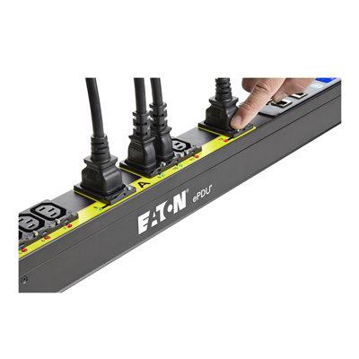 Eaton EMA107-10 ePDU G3 Managed 38U-A IN:L6-30P 24A 1P OUT: 20XC13:4XC19 - Managed