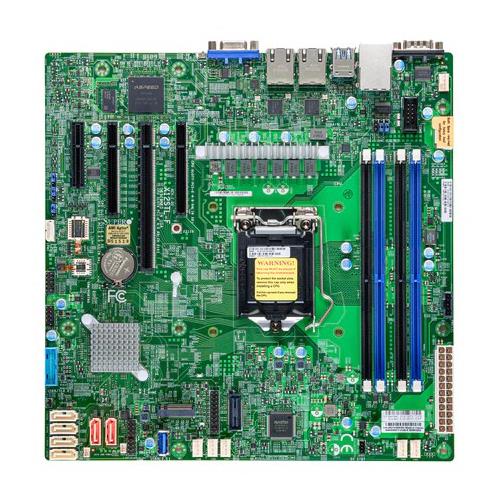 Supermicro SYS-510T-ML UP Mini-1U Barebone Single Intel Xeon E-2300 series and 10th Gen. Pentium Processors Up to 128GB UDIMM SATA3 RAID Dual 1GbE, IPMI LAN port