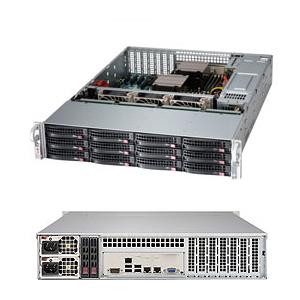 Barebone 2U SuperStorage Server for up to Dual Intel Xeon E5-2600 v4/v3 family processors