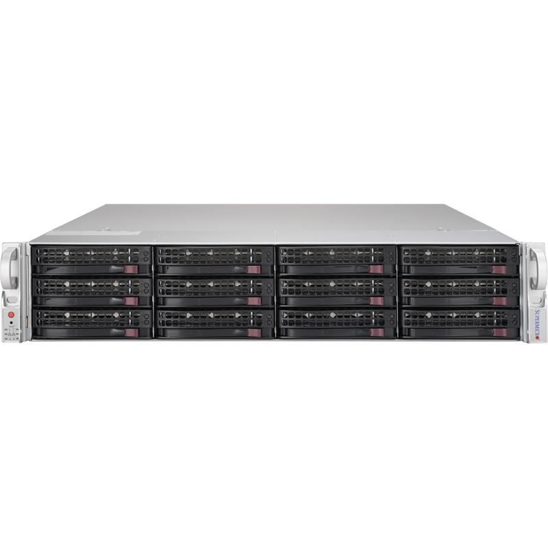 Barebone 2U SuperStorage Server for up to Dual Intel Xeon E5-2600 v4/v3 family processors