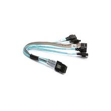 9in iPass to 4 SAS/SATA Cable PB-Free