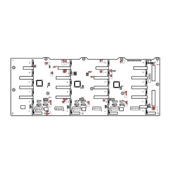 4U SAS Backplane; f/ up to 24 3.5in HDD