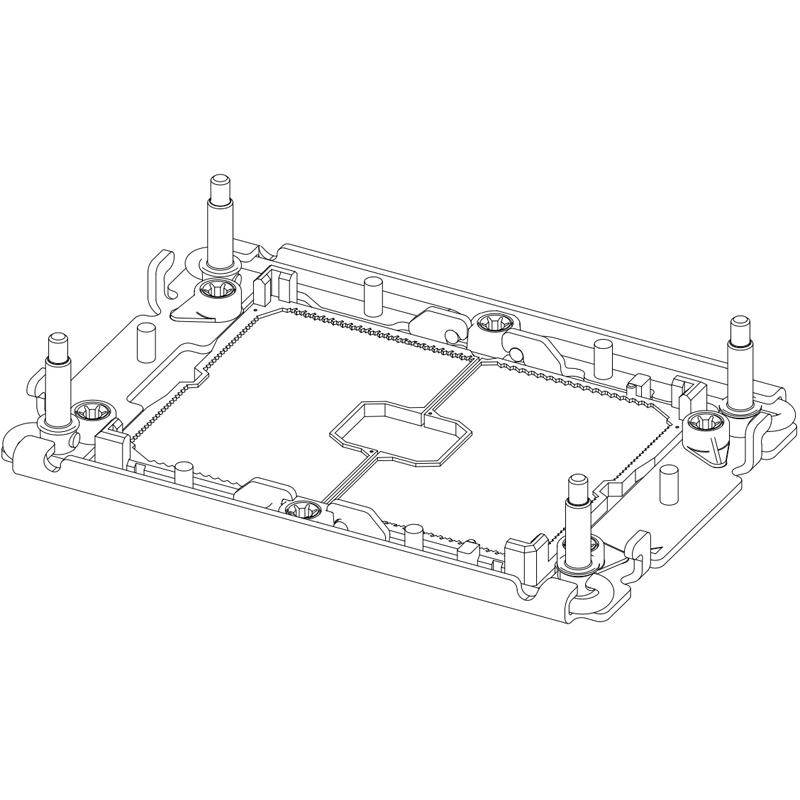 Supermicro SKT-1205L-P4IC-FXC Processor Bracket