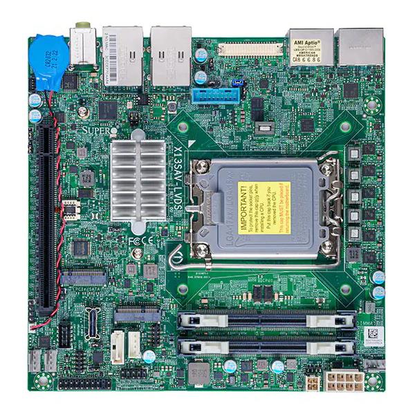 Supermicro SYS-E300-13AD IoT Mini-1U Single 12th Generation Intel Core i9/Core i7/Core i5/Core i3 Processor