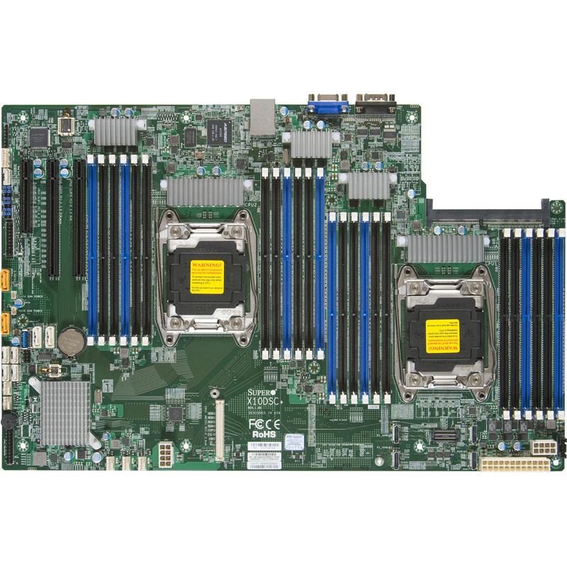 Barebone 2U SuperStorage Server for up to Dual Intel Xeon E5-2600 v4/v3 family processors