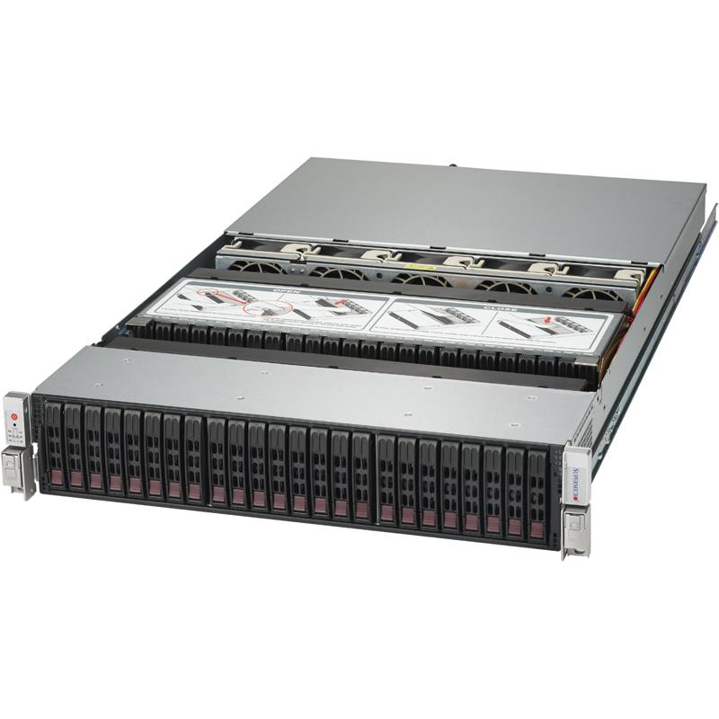 Barebone 2U SuperStorage Server for up to Dual Intel Xeon E5-2600 v4/v3 family processors