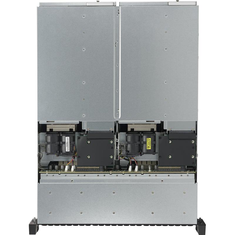 Barebone 2U SuperStorage Server with two Nodes - Each Node supports up to Dual Intel Xeon E5-2600 v4/v3 family processors