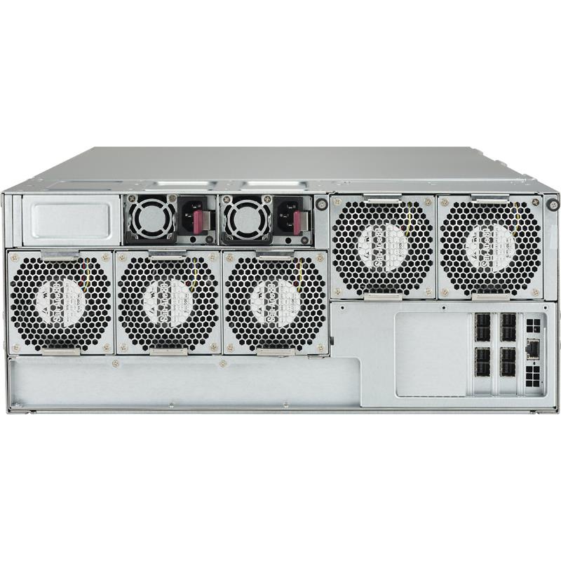 Rackmount 4U with up to 60x 3.5in Hot-swap SAS/SATA drive Bays with SES3