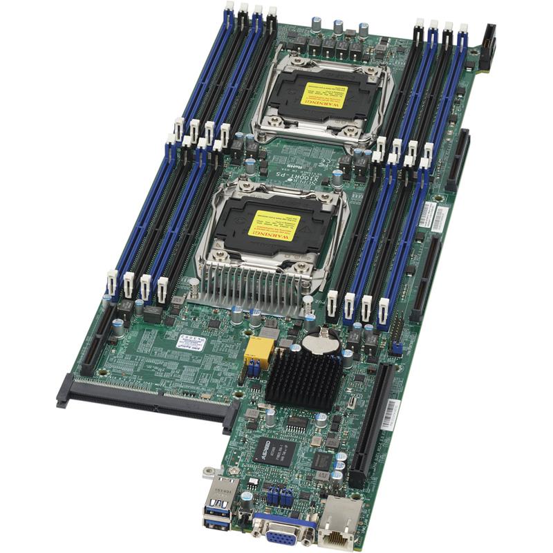 Barebone Server 2U TwinPro2 with Four Systems (Nodes) - Per Node : Dual Intel Xeon E5-2600 v4/v3 sockets