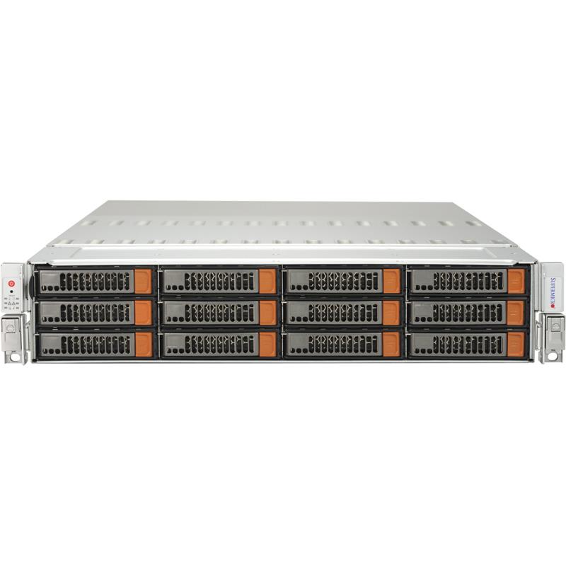 Barebone 2U SuperStorage Server - Supports up to two Intel Xeon E5-2600 v4/v3 processors