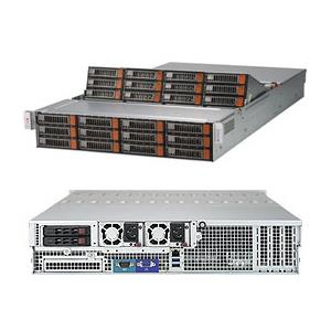 Barebone 2U SuperStorage Server - Supports up to two Intel Xeon E5-2600 v4/v3 processors