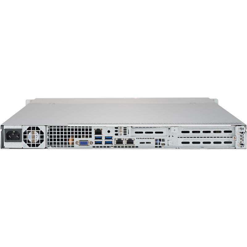 Rackmount 1U Chassis w/ 600W 80 Plus Platinum Level Certified Power Supply w/ PMBus 1.2, I2C, PFC, and Digital Switching