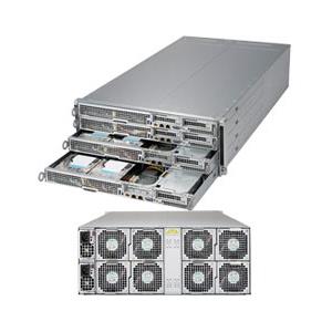 Server 4U Rackmount FatTwin Hadoop with 4 Systems (Nodes) - Each Node Supports : Up to two Intel Xeon E5-2600 v4/v3 series