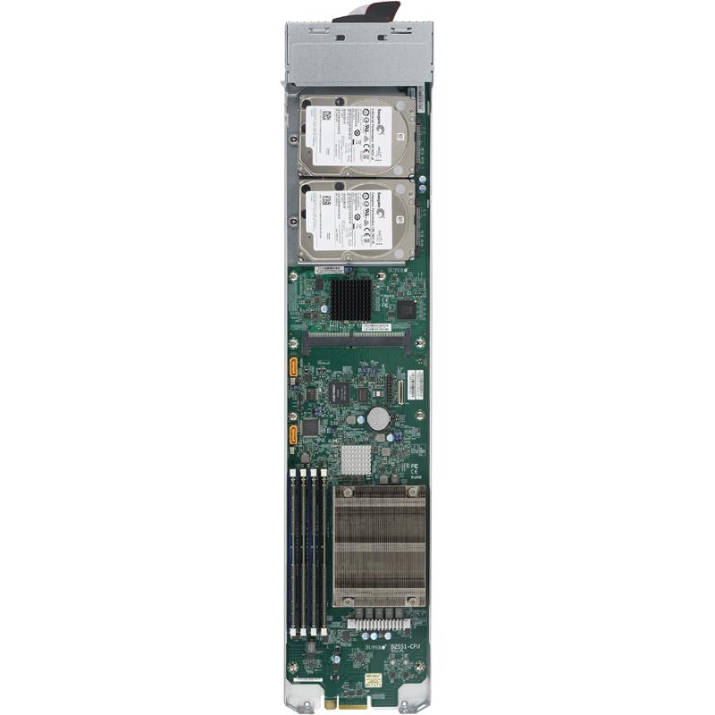 MicroBlade microServer with single Socket H4 (LGA 1151) for Intel Xeon processor E3-1200 v5
