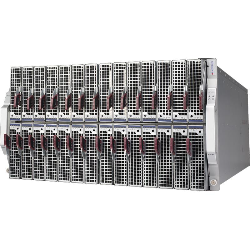 MicroBlade Enclosure Chassis with 4x 2000W High-Eficiency Power Supplies