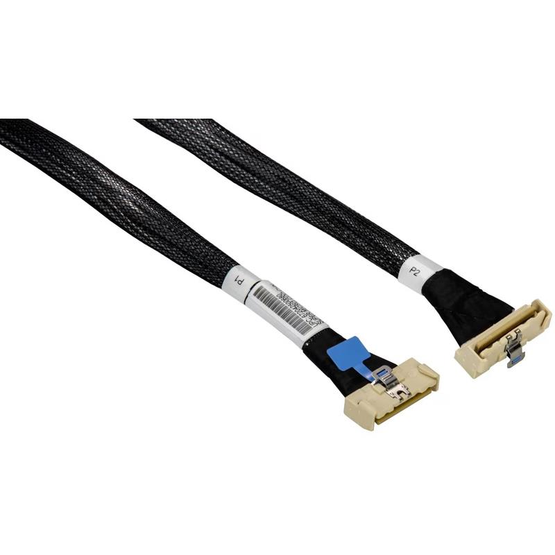 Supermicro CBL-MCIO-1226AM5R Cable For Storage Applications MCIO x8 Straight to MCIO x8 Right Angle 10.23 in (26CM)