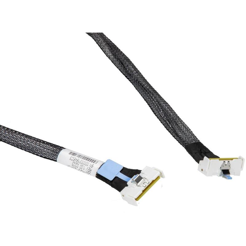 Supermicro CBL-MCIO-1226M5R Cable For Storage Applications MCIO x8 Straight to MCIO x8 Right Angle 10.23in (26CM)