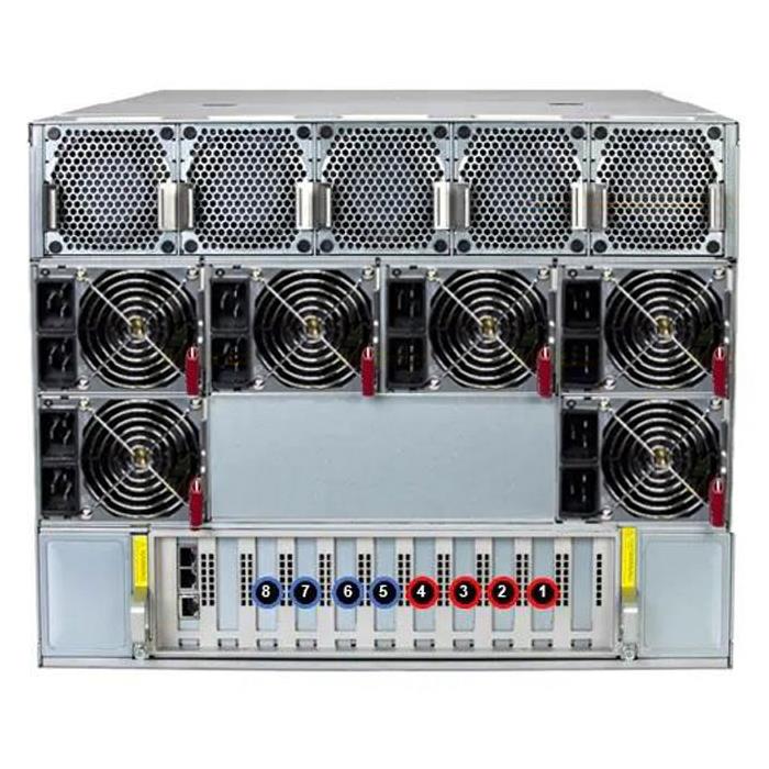 Supermicro AS-8126GS-TNMR GPU A+ 8U Barebone Dual AMD EPYC 9005/9004 Series Processors