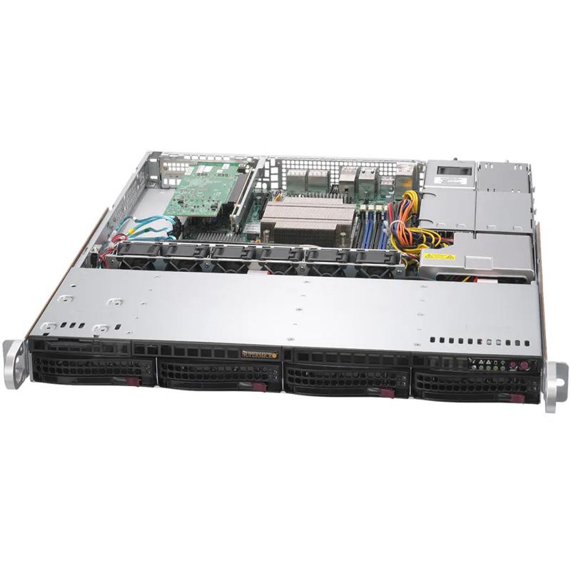 Supermicro SYS-512AR-N4T Edge 1U Barebone Single Intel Core Ultra 9/7/5 (Series 2) Processors