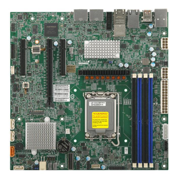 Supermicro SYS-512AR-N4T Edge 1U Barebone Single Intel Core Ultra 9/7/5 (Series 2) Processors
