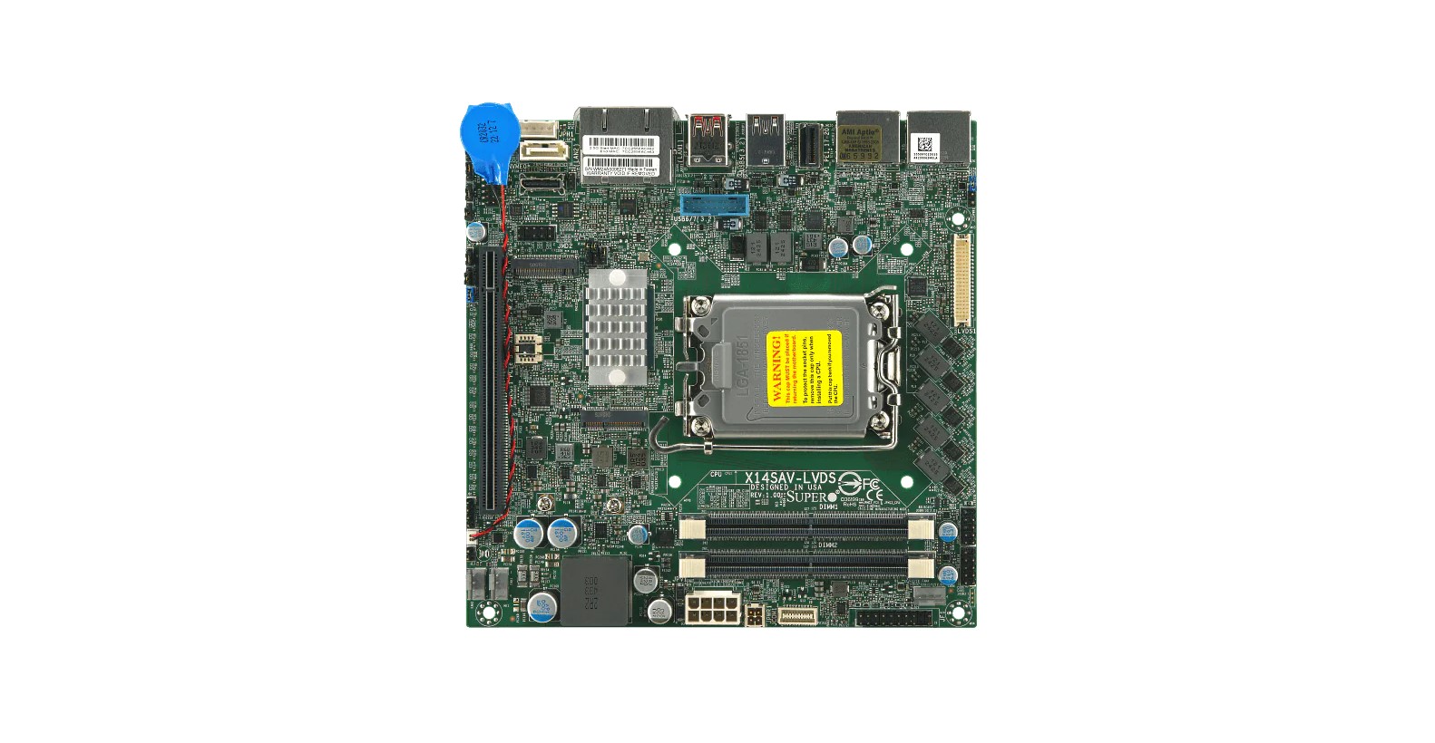 Supermicro SYS-E201-14AR Compact Barebone Single Intel Core Ultra 9/7/5 (Series 2) Processor