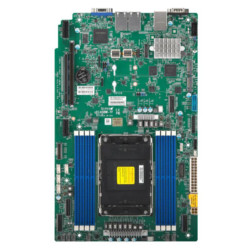 Supermicro SYS-112B-FWT IoT Compact Edge 1U Barebone Single Intel Xeon 6 6700 Series Processors With E-cores