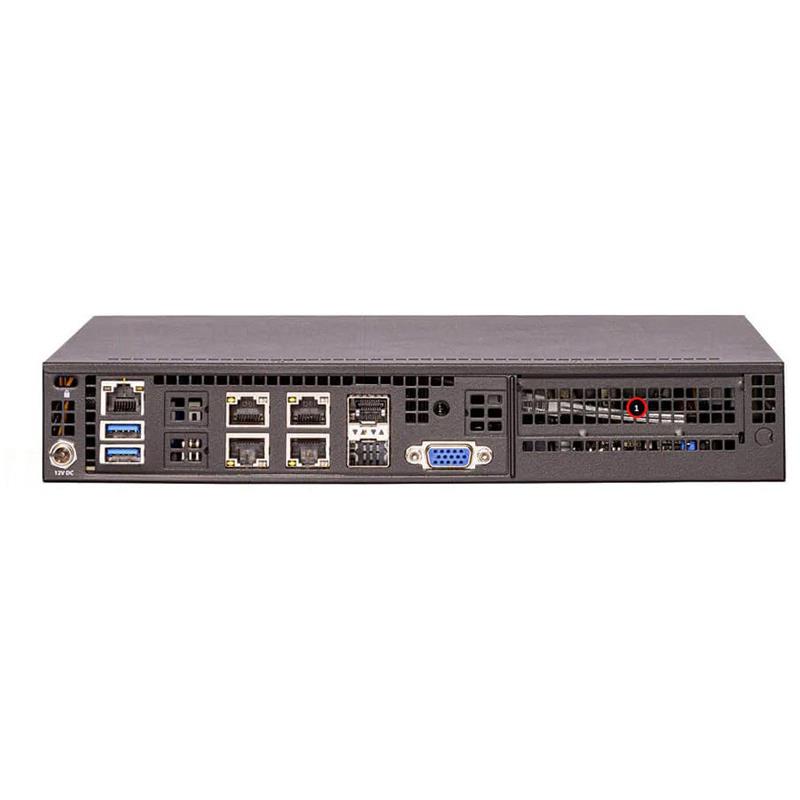 Supermicro SYS-E300-12D-4CN6P Mini-1U IoT Server Barebone Embedded Intel Xeon D-1718T Processor