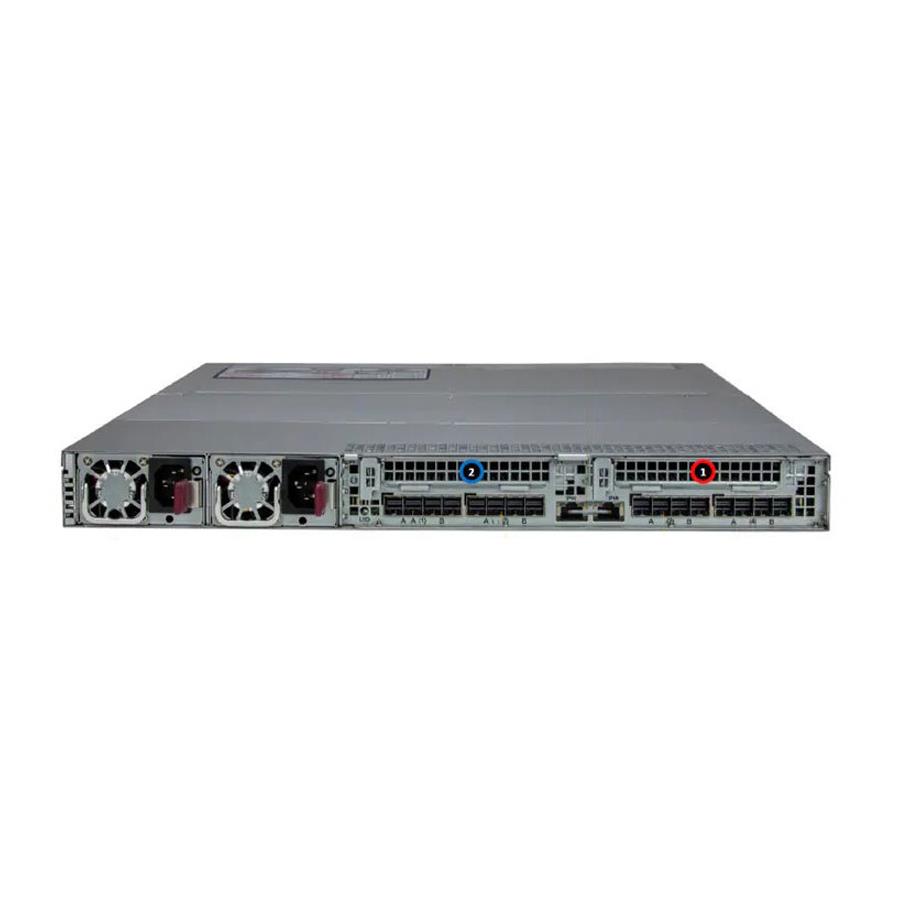 Supermicro SSG-136R-4MU32JBF Enterprise Optimized Storage 1U Barebone Front-loading All-flash Storage Box 32x Hot-swap 2.5in NVMe Bays and PCIe 4.0