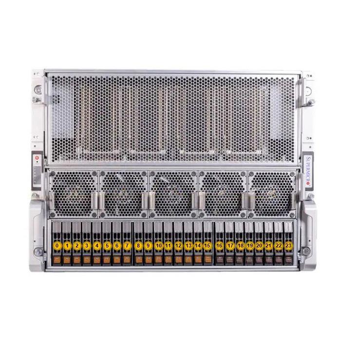 Supermicro AS-8125GS-TNHR GPU A+ 8U Barebone Dual AMD EPYC 9004/9005 Series Processors