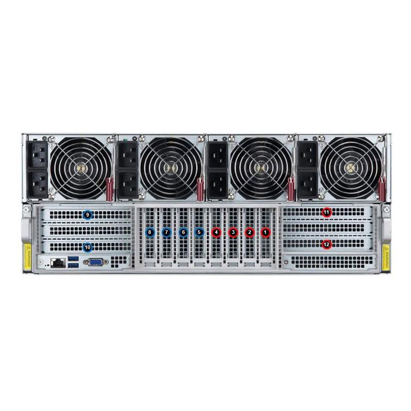 Supermicro SYS-421GE-TNHR2-LCC GPU 4U Barebone Dual Intel Xeon Scalable Processors 5th and 4th Generation