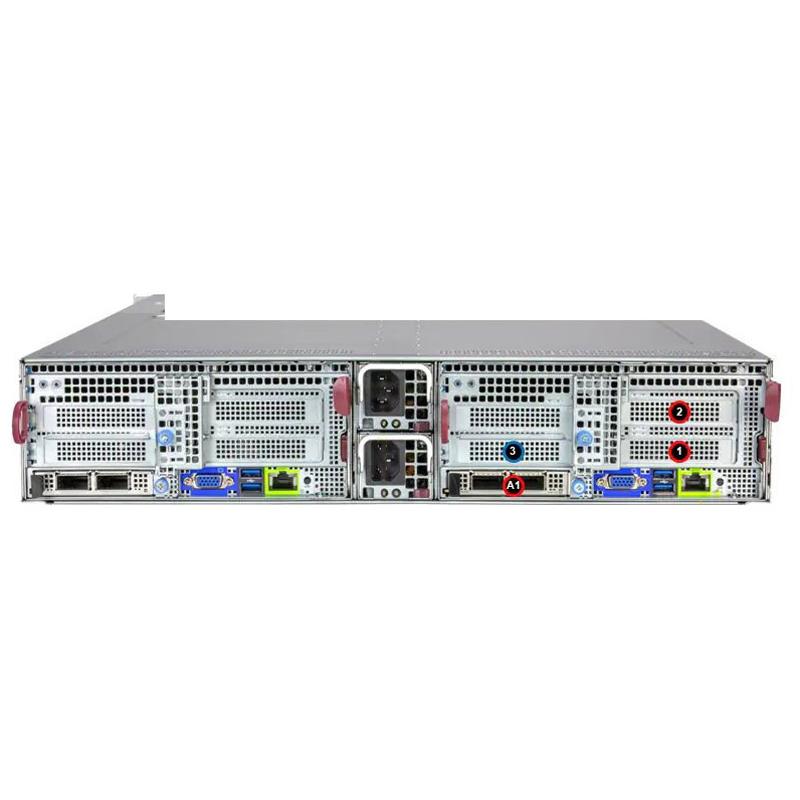 Supermicro SYS-222BT-DNR BigTwin 2U Barebone Two Hot-pluggable Nodes Dual Intel Xeon 6 6700 Series Processors With E-cores