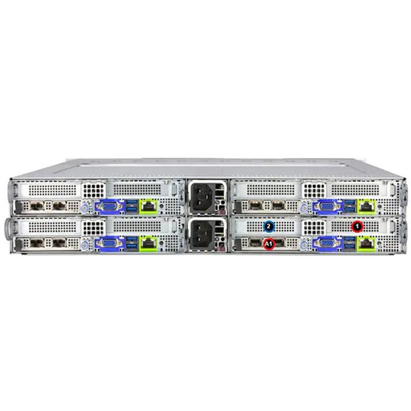 Supermicro SYS-222BT-HER BigTwin 2U Barebone Dual Intel Xeon 6700/6500 Series Processors With P-cores or 6700 Series Processors With E-cores