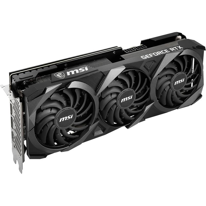 MSI GPU-NVRTX3070T-08M3 Graphic Card GeForce RTX 3070 Ti VENTUS 3X 8G OC 8GB GDDR6X Memory PCI Express 4.0 x16 Quad Display