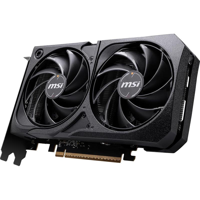 MSI GPU-NVRTX5060-8M2-OC Graphic Card GeForce RTX 5060 SHADOW 2X OC 8GB GDDR7 Memory PCI Express Gen 5 x16 (uses x8) Quad Display