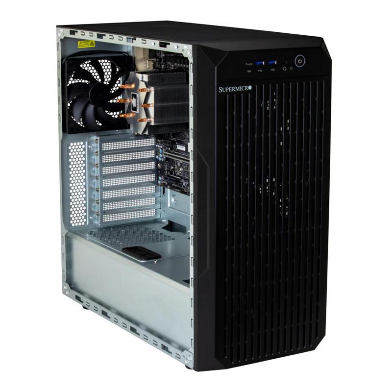 Supermicro SYS-C542I-11302U Mid-Tower Mainstream Server Powered by One Intel Core Ultra 7 265 Processors (Series 2)