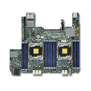 Barebone 2U SuperStorage Server - 2-Nodes - Each node supports up to two Intel Xeon E5-2600 v4/v3 processors