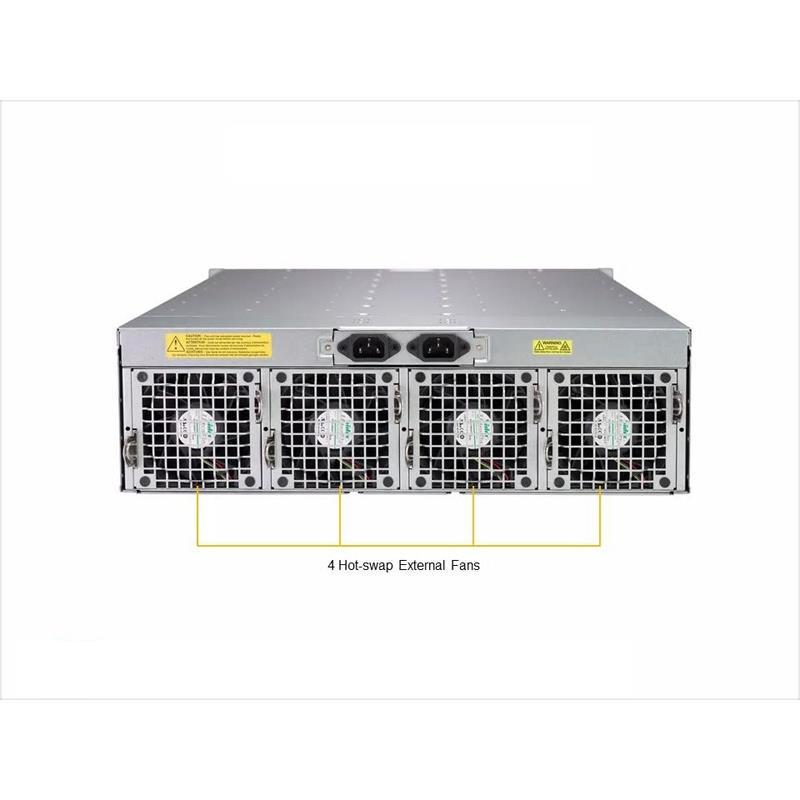 Barebone 3U MicroCloud with 12x Modular UP Nodes - Per Node : Single Socket FCBGA1310 with Intel Atom Processor C3955