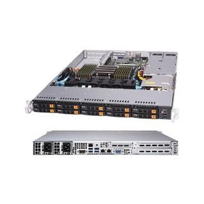 Barebone 1U  Rackmount for Single AMD EPYC 7000, up to 2TB DDR4 Reg ECC 2666MHz memory, 10 Hot-Swap 2.5in U.2 NVMe drive bays, Dual 10GBaseT LAN ports --- Complete System Only Must include CPU, MEM, HDD)