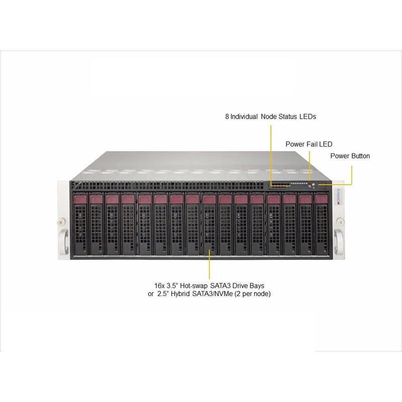 Barebone 3U Rackmount Single D-2191I