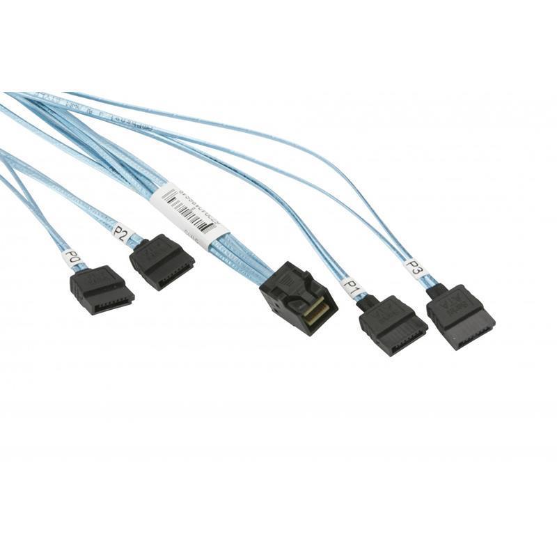 Internal Cable Connector: MiniSAS HD (SFF-8643) to SATA 30/60/70/70cm
