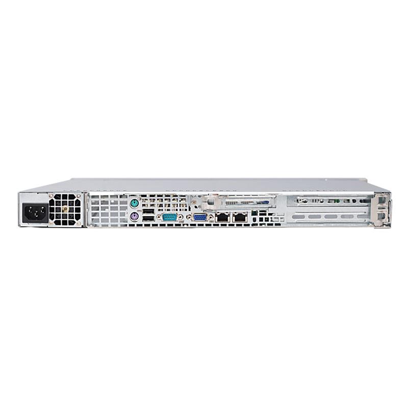 Rackmount 1U w/ 80 Plus Platinum Level Certified 600W Power Supply w/ PMBus 1.2, I2C, PFC, and Digital Switching - Supports Intel/AMD single/dual processors