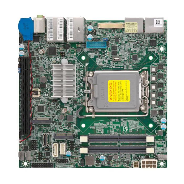 Supermicro SYS-521AD-LN2 IoT Compact Mini-Tower Single Intel Core i9/i7/i5/i3 14th/13th/12th Generation Processors