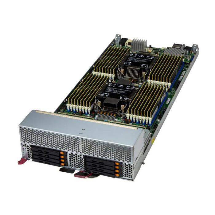Supermicro SBI-622B-5NE38 Blade Sled Dual Intel Xeon 6700/6500 Series Processors With E-cores or P-cores