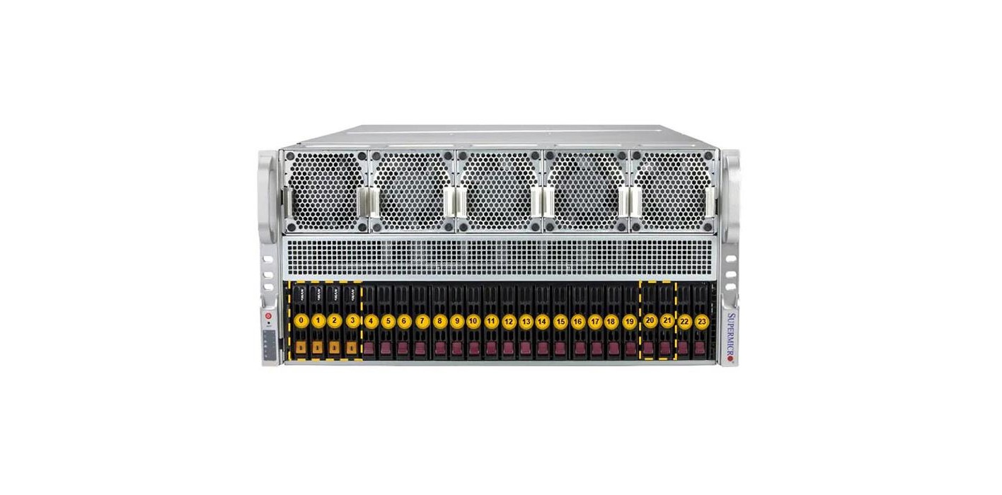 Ready to Ship - Supermicro AS-5126GS-TNRT-01-G2 GPU A+ Server Powered By Two AMD EPYC 9355 Processor