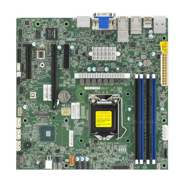 Supermicro SYS-110C-FHN4T 1U IoT Barebone Single Intel Core i9/i7/i5/i3 10th/11th Generation, Intel Xeon W-1200 Processors