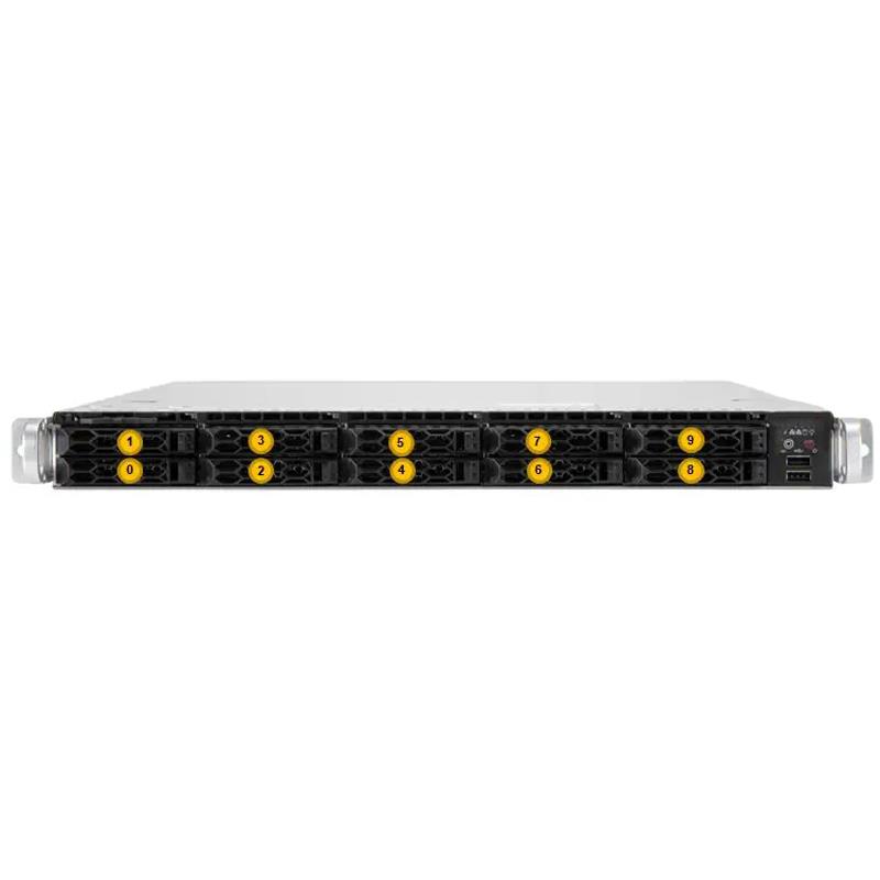 Supermicro AS-1115CS-TNR 1U CloudDC Barebone Single AMD EPYC 9004/9005 Series Processors