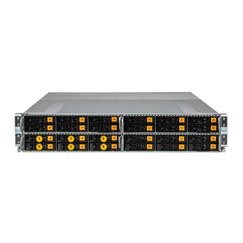 Supermicro AS-2115GT-HNTR 2U GrandTwin A+ Barebone 4-Node Single AMD EPYC 9004 4th Generation Processors
