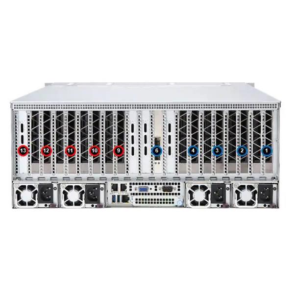 Supermicro AS-4125GS-TNRT 4U GPU A+ Barebone Dual AMD EPYC 9004 Series Processors